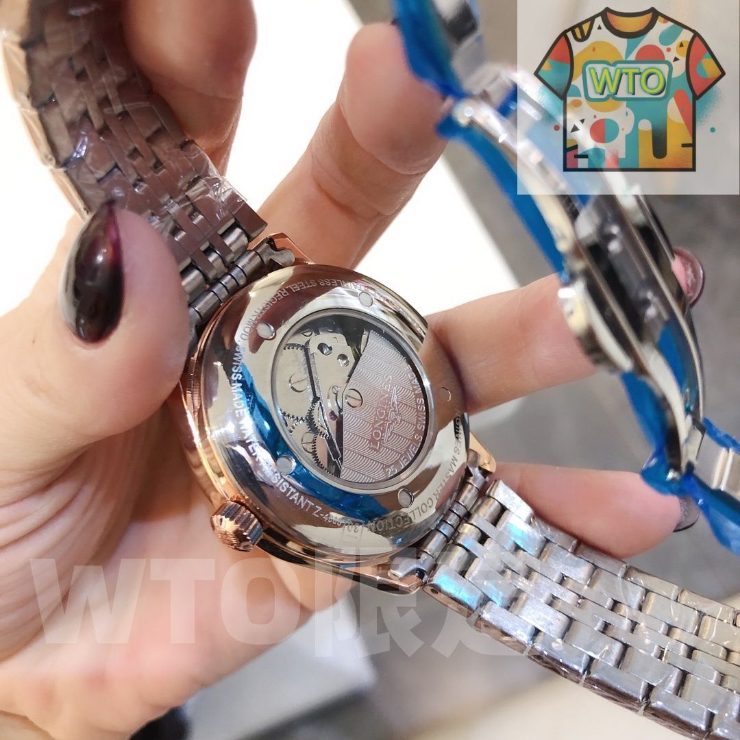  今日 Longines ロンジン 律雅シリーズ メンズ メカニカル 腕時計-WTO店名をご ください 自動巻き時計 腕時計(アナログ)