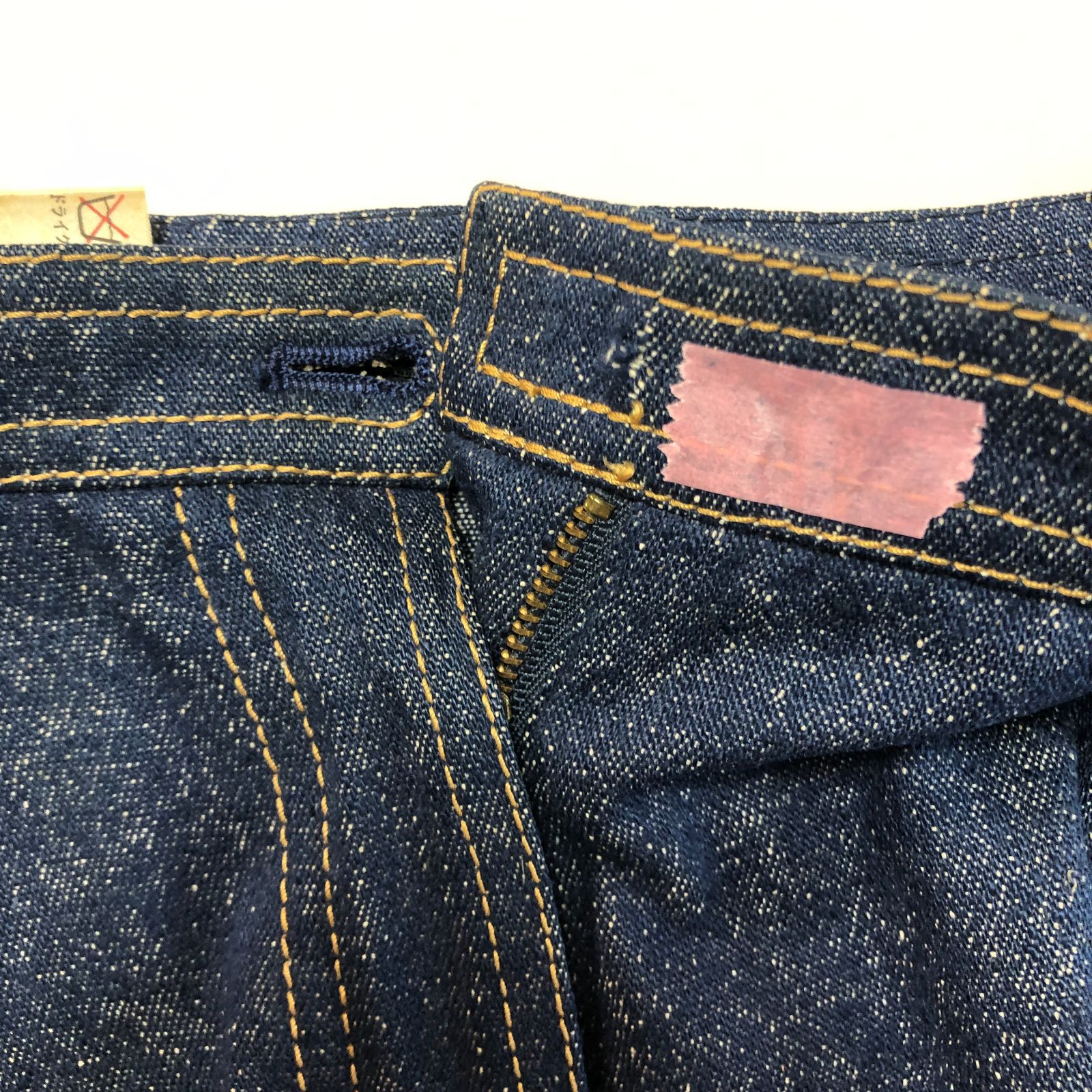 LEONARD／レオナール】高級シルク100％ デニム風パンツ レディース 紺