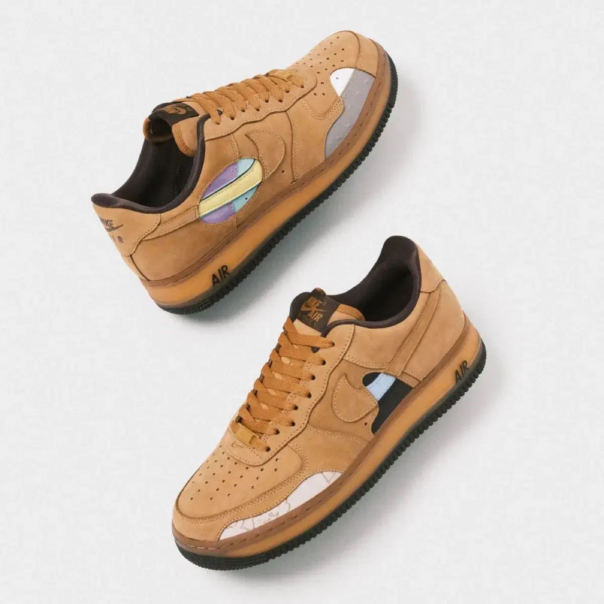 ナイキ ウィメンズ エアフォース 1 07 LX ウィート DQ7580-700