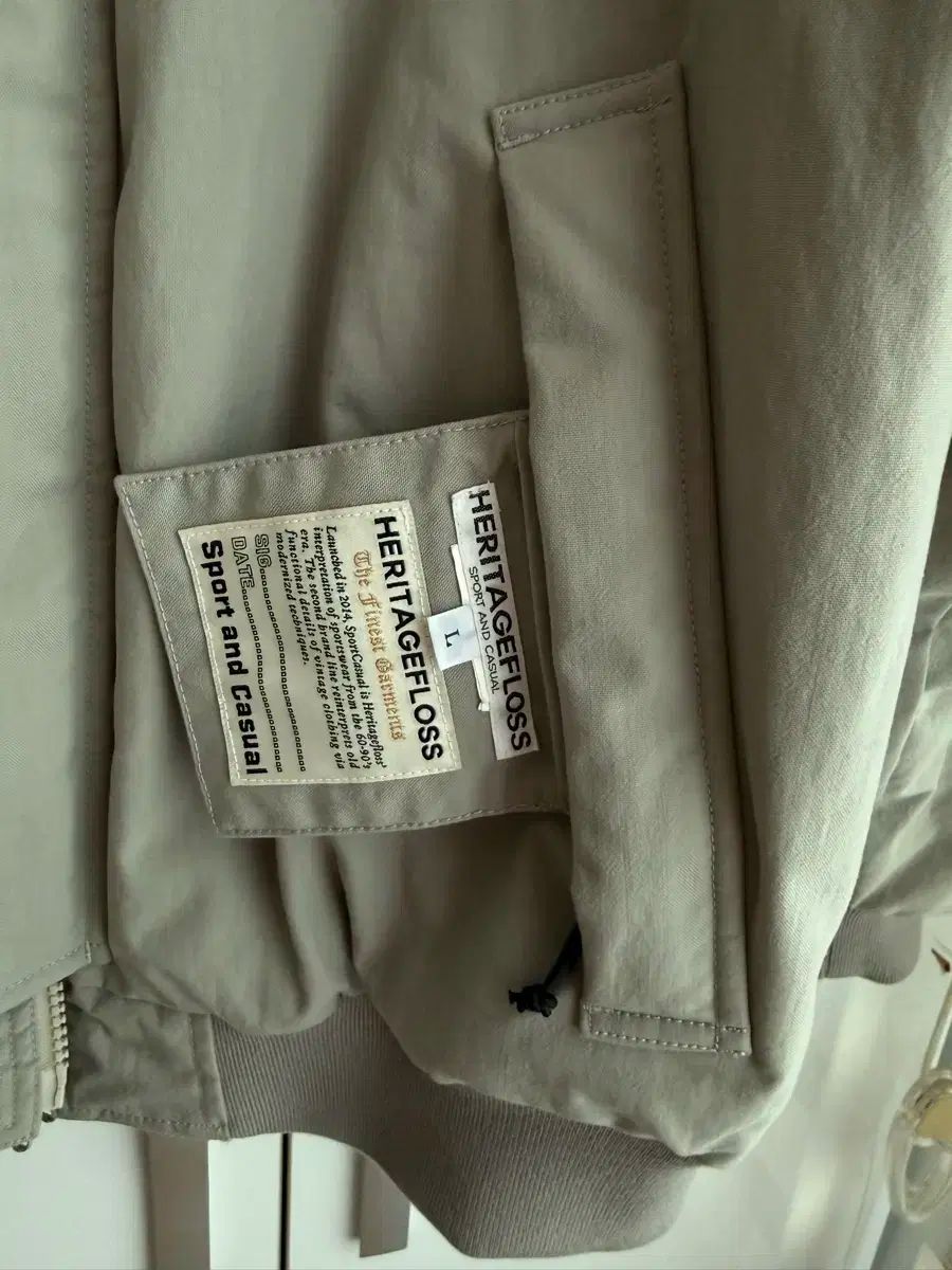 HERITAGE FLOSS リバーシブル ブルゾン ジャケット サイズ L グレー レッド パータン