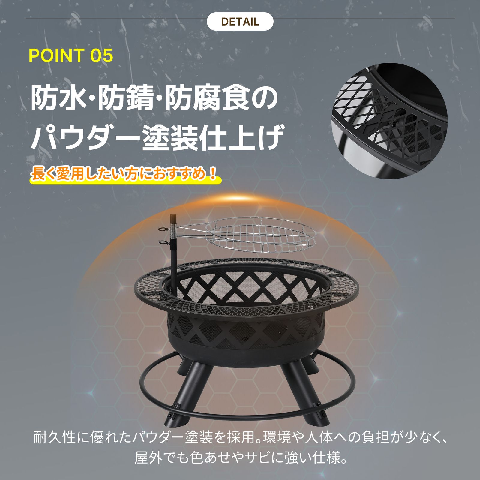 ファイヤーピット 焚き火台 バーベキューコンロ 大型 屋外 ファミリーキャンプ ファイヤーピット 焚き火台 バーベキューコンロ 焚火台 大型焚火