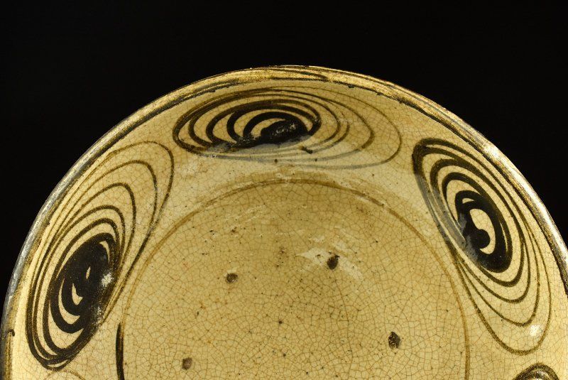 蔵A4169b】古美術 古瀬戸 馬の目石皿 大皿 約 26.6cm 時代 - メルカリ