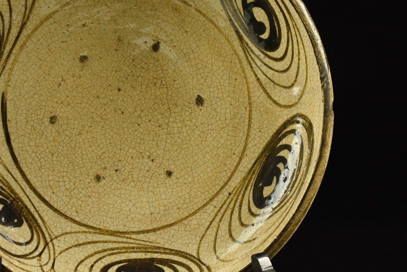 蔵A4169b】古美術 古瀬戸 馬の目石皿 大皿 約 26.6cm 時代 - メルカリ