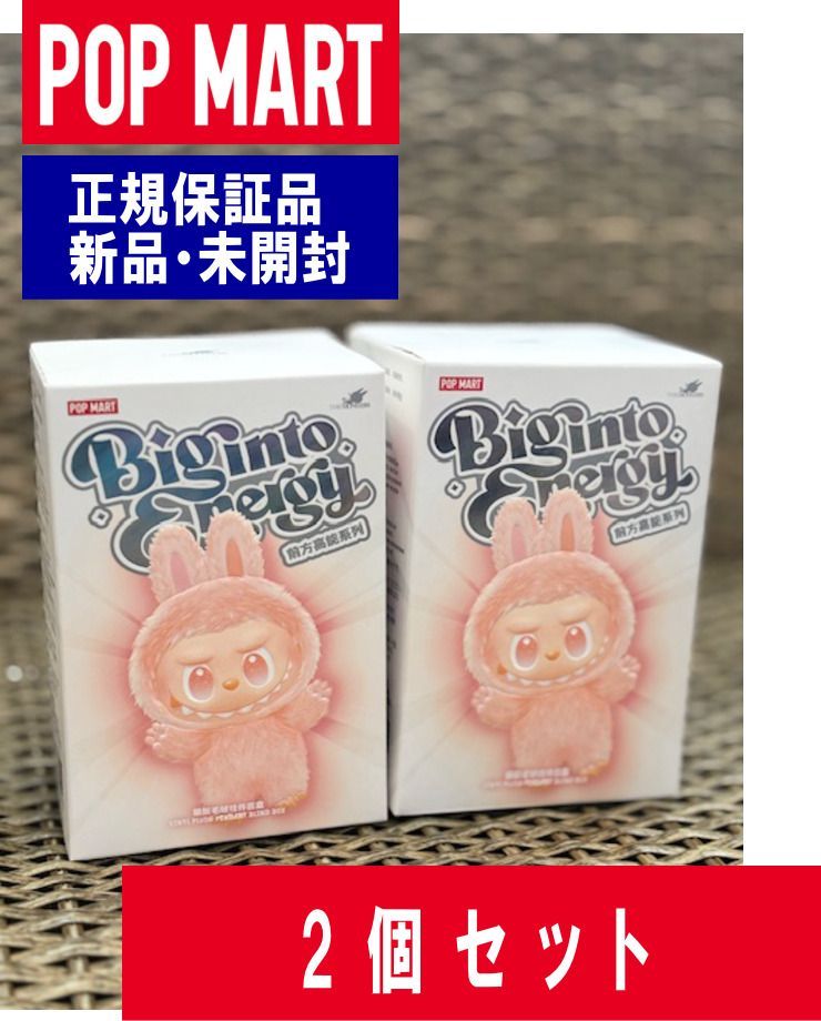 ラブブ Labubu Big into Energy 2ピース ポップマート らぶぶ ぬいぐるみ キャラクター モンスター シークレット 性あり 被りなし