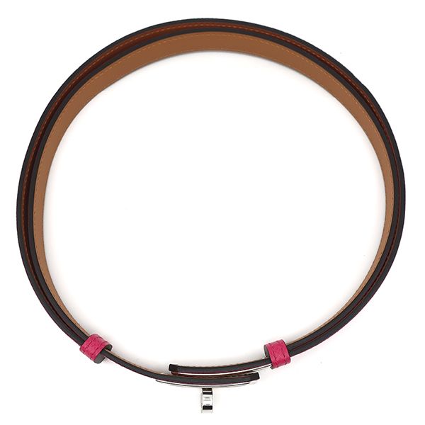 エルメス HERMES ベルト ケリー 18 ヴォーエプソン GP ローズメキシコ シルバー金具 ターンロック金具 スライド調節 U刻印 保存袋