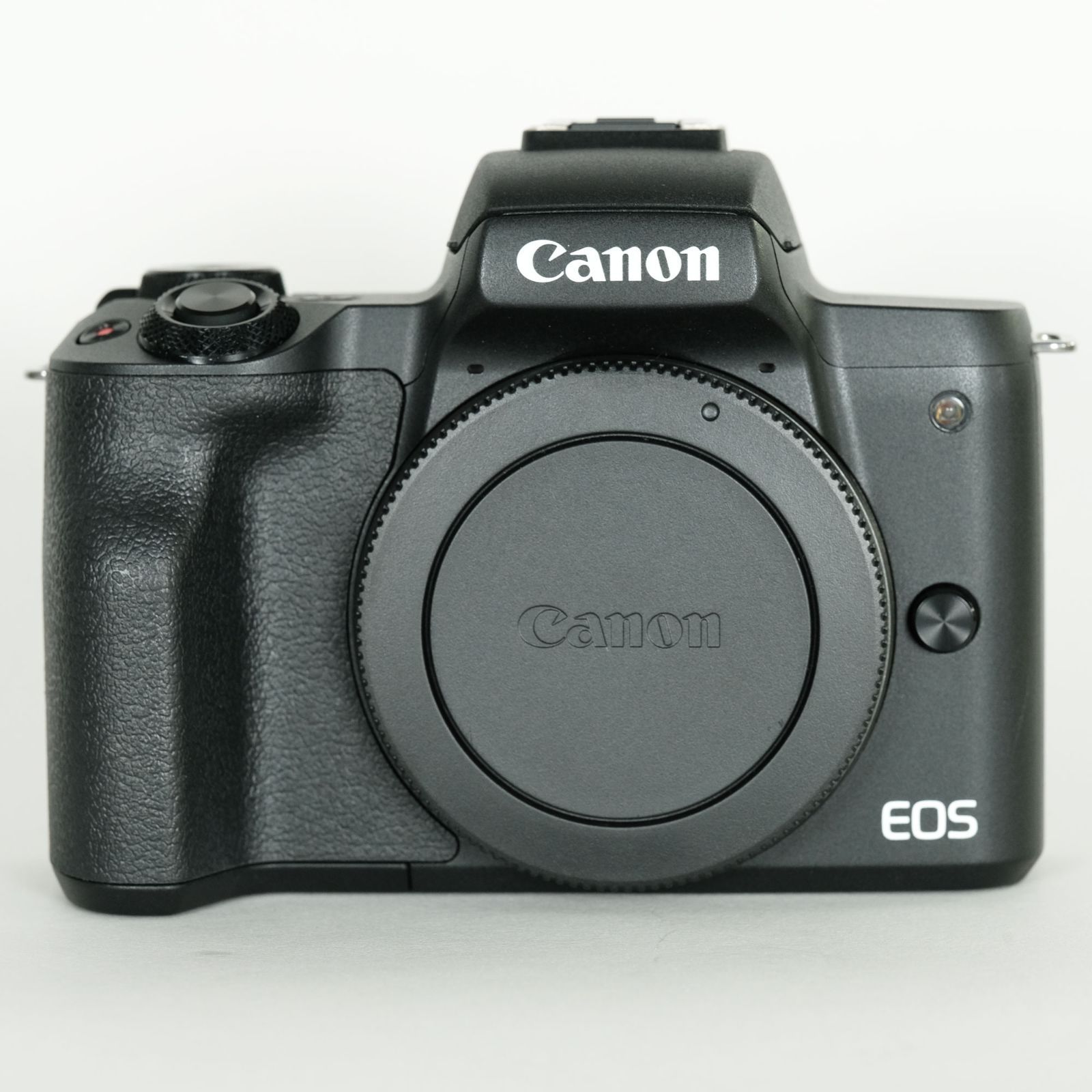 バッテリー3個 レザーケース付 Canon EOS Kiss M ボディ ブラック ミラーレス一眼カメラ