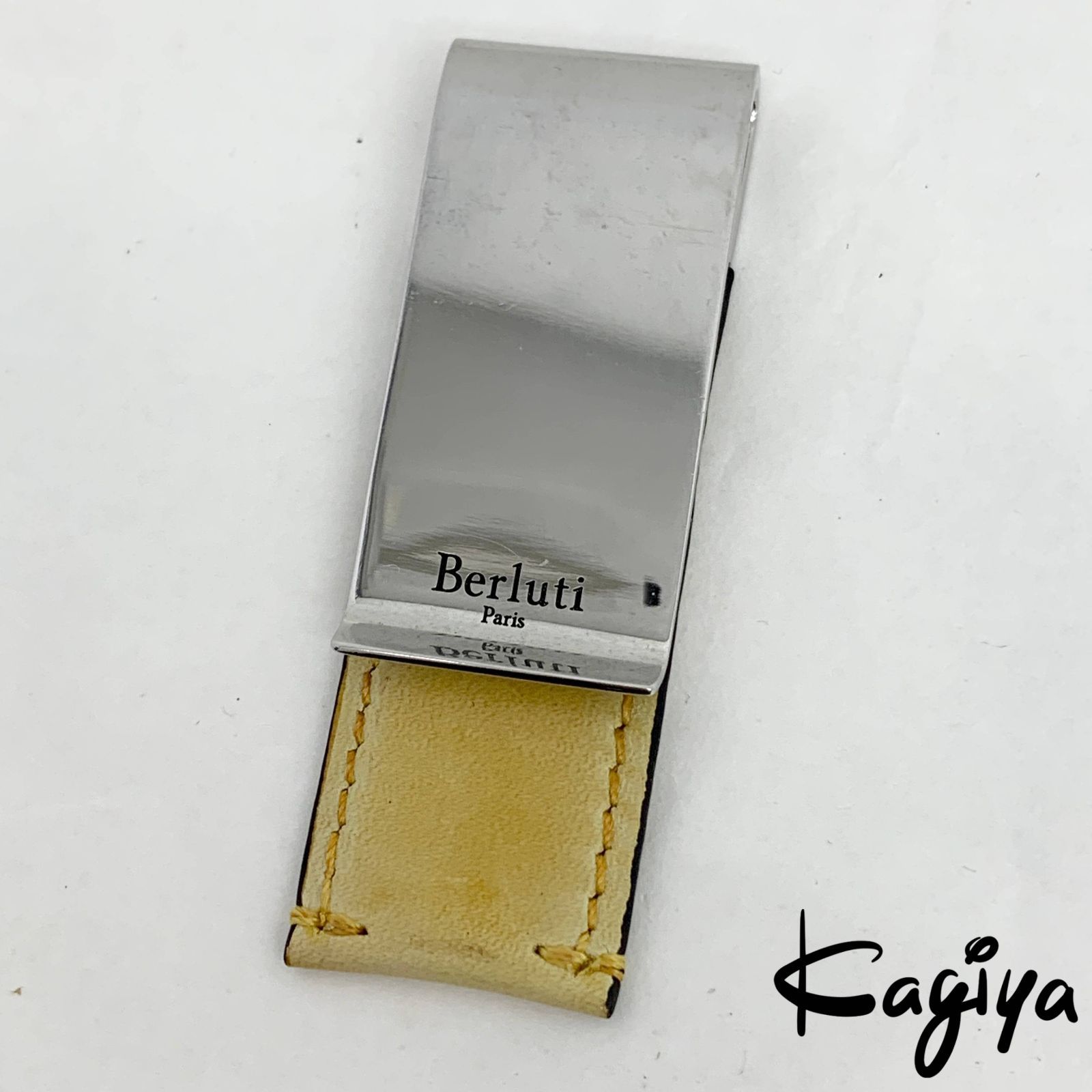 ベルルッティ Berluti マネークリップ ビルクリップ イエロー 黄色