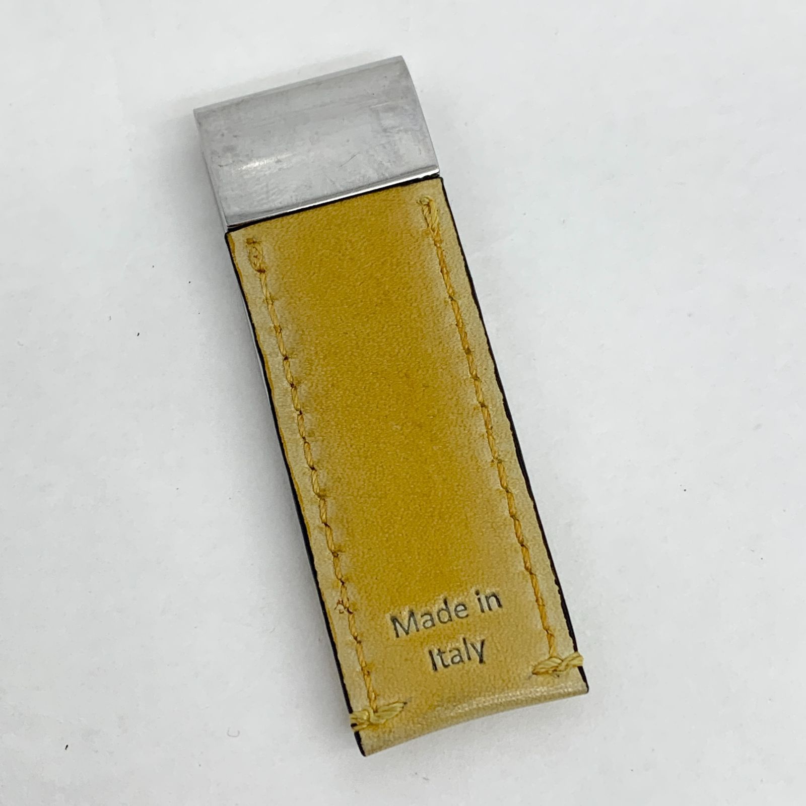 ベルルッティ Berluti マネークリップ ビルクリップ イエロー 黄色