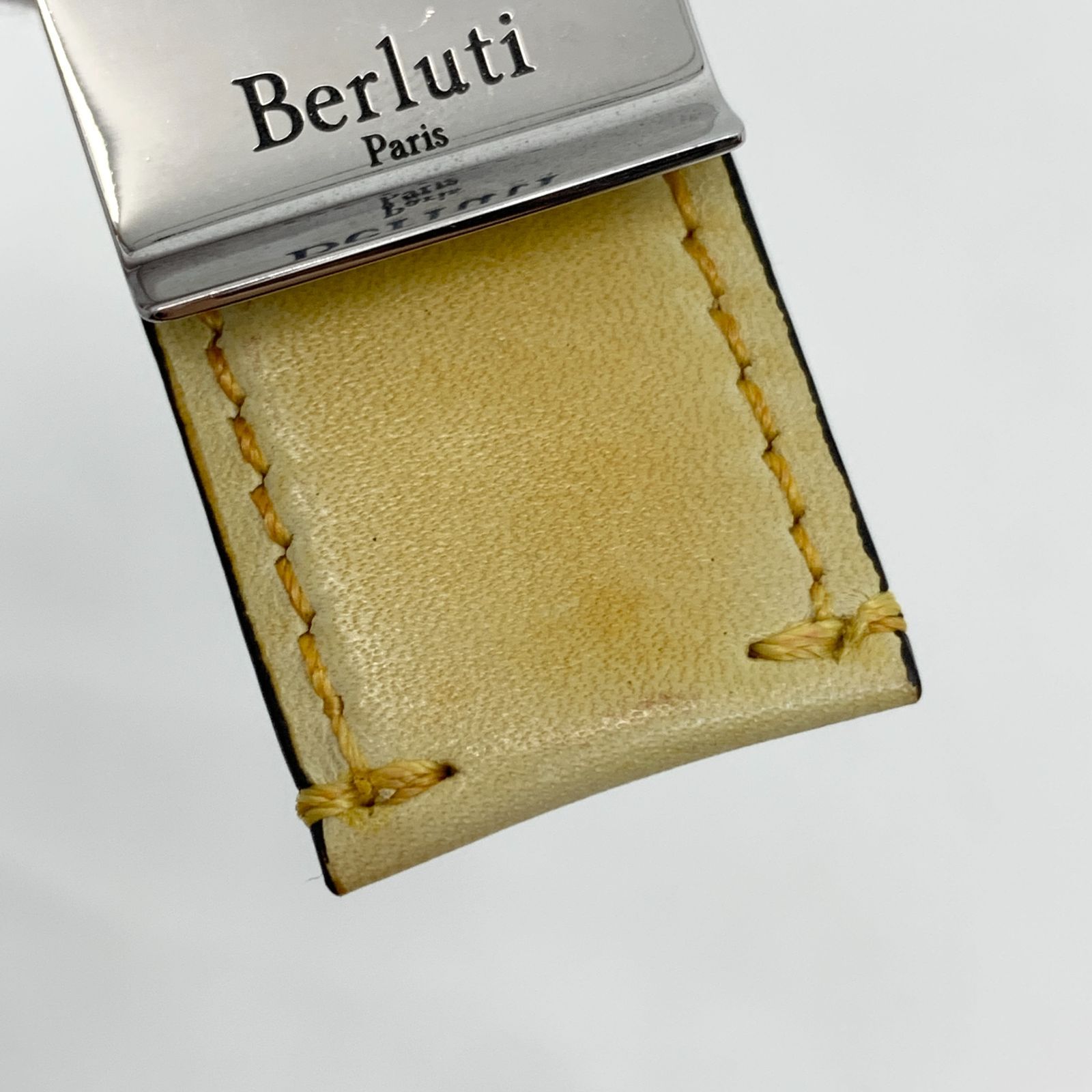ベルルッティ Berluti マネークリップ ビルクリップ イエロー 黄色