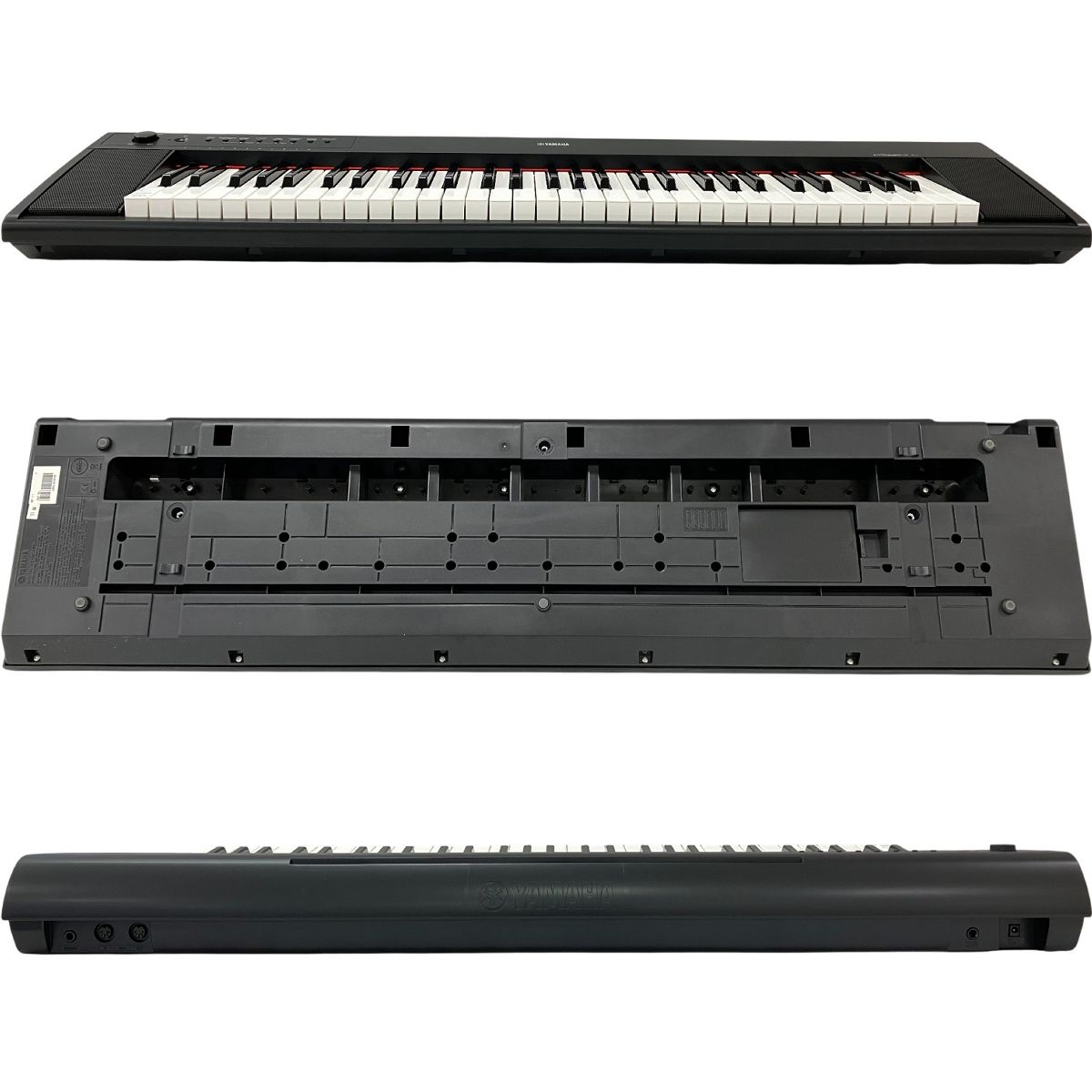 YAMAHA NP-11 Piaggero 61鍵盤 電子ピアノ キーボード ピアジェーロ ヤマハ 良好 レコーディングセット ケーブルマネジメント
