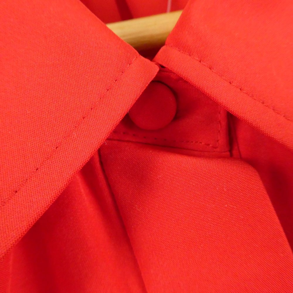 美品 ADEAM アディアム 41800 ベルテッドパラシュート ドレス 2 M相当 ポリエステル100% ロング シャツワンピース トップス レディース AU3677A34