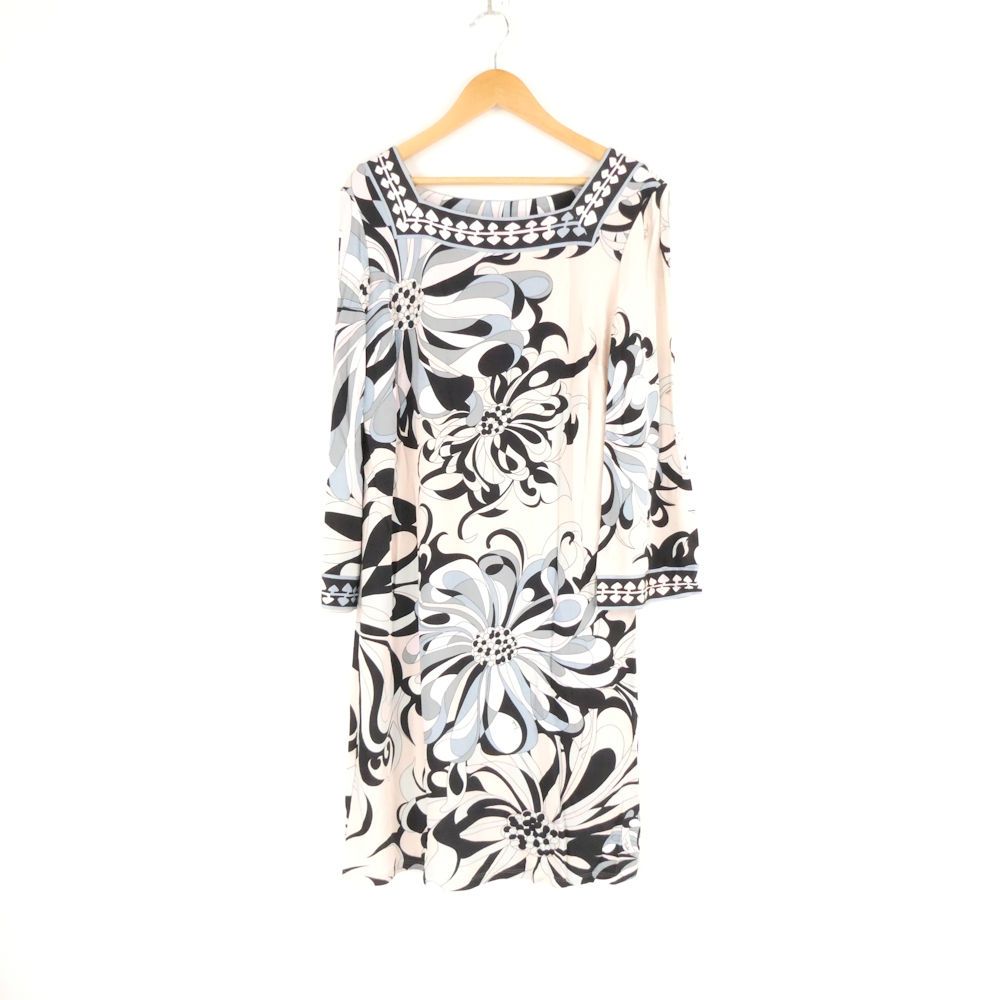 美品 EMILIO PUCCI エミリオプッチ ワンピース 約M～L相当 レーヨン100