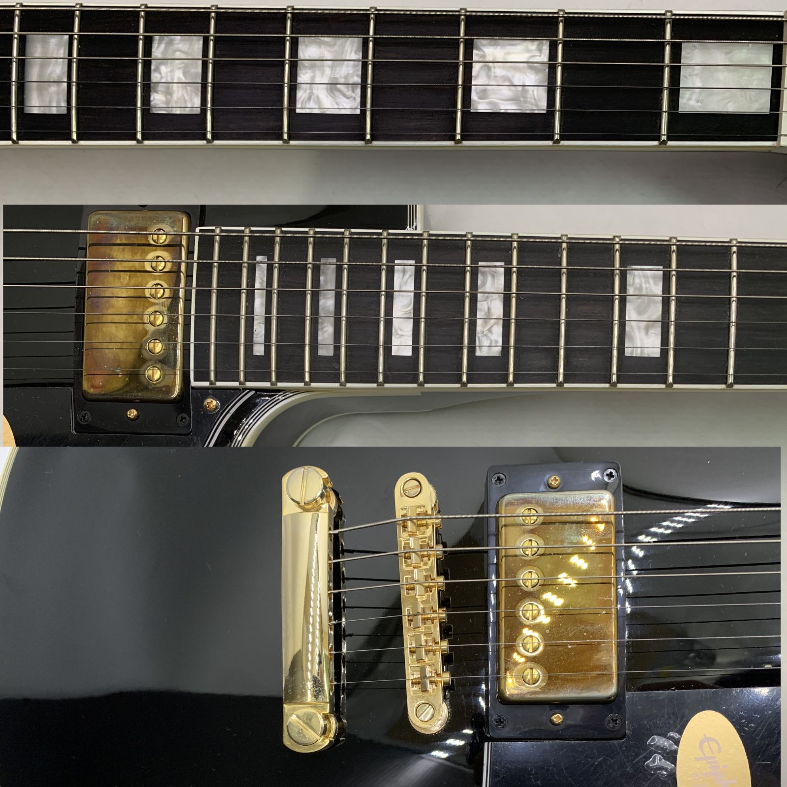 エピフォン エレキギター 2023年 中国製 レスポールカスタム ブラック 中古】【楽器】エピフォン エレキギター 2023年 中国製 レスポール