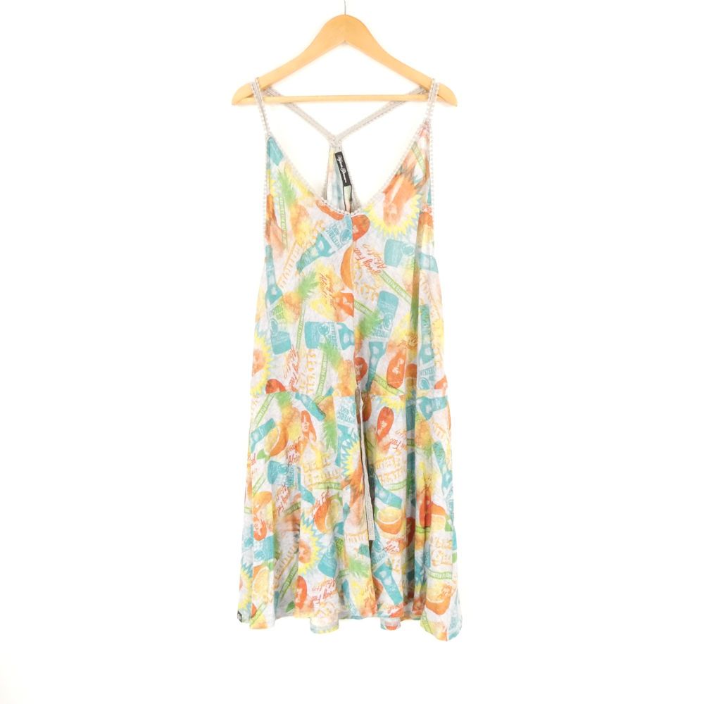 HYSTERIC GLAMOUR ヒステリックグラマー 0152CO02 キャミワンピース レーヨン他 ノースリーブ トップス 総柄 レディース AU3670A34