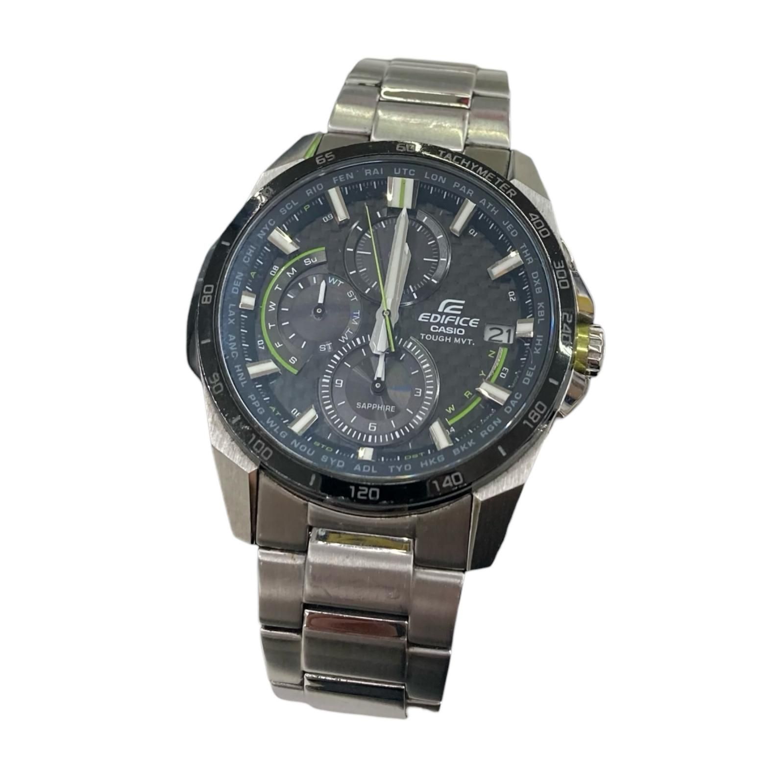 186001 動作 済み CASIO カシオ 腕時計 EDIFICE EQW-A2000DC-1AJF 電波ソーラー