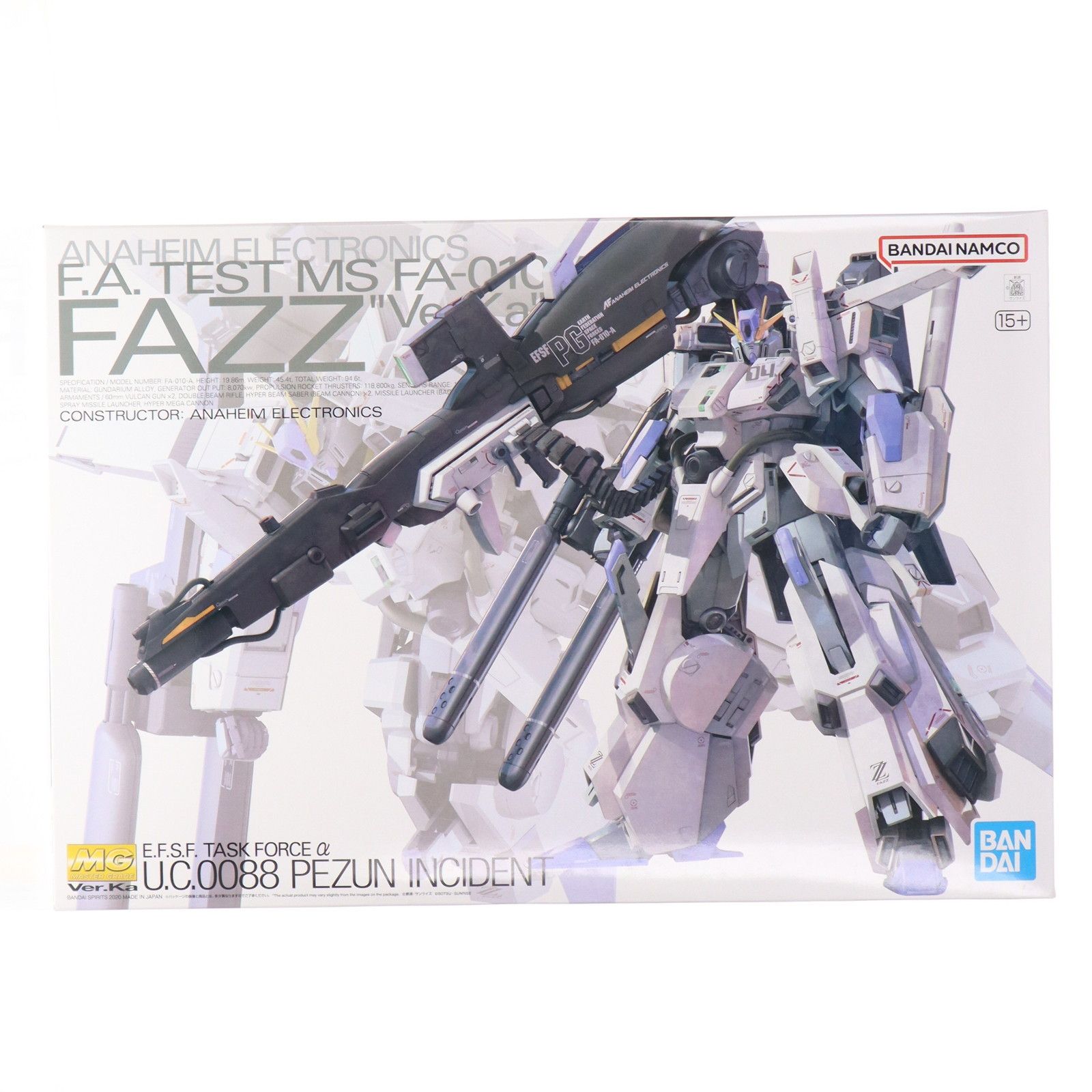 ガンダム・センチネル　プラモデル（5058880）バンダイスピリッツ 再販) MG 1/100 FAZZ(ファッツ) Ver.Ka ガンダム・センチネル