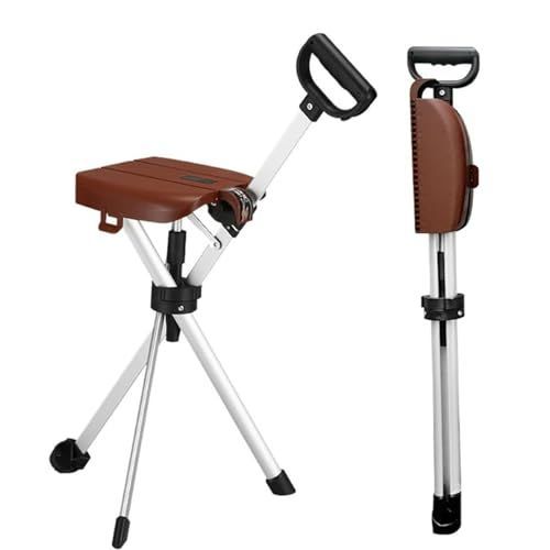 杖椅子 折りたたみ椅子 軽量 持ち運び 椅子付き杖 椅子つき杖 ステッキチェア 老人杖腰掛け軽量滑り止め助走登山用軽量椅子 旅行やハイキン