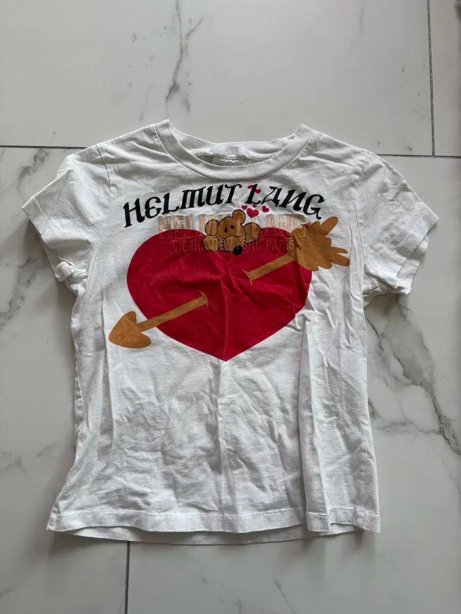 ヘルムート ラング バレンタイン ベイビー Tシャツ