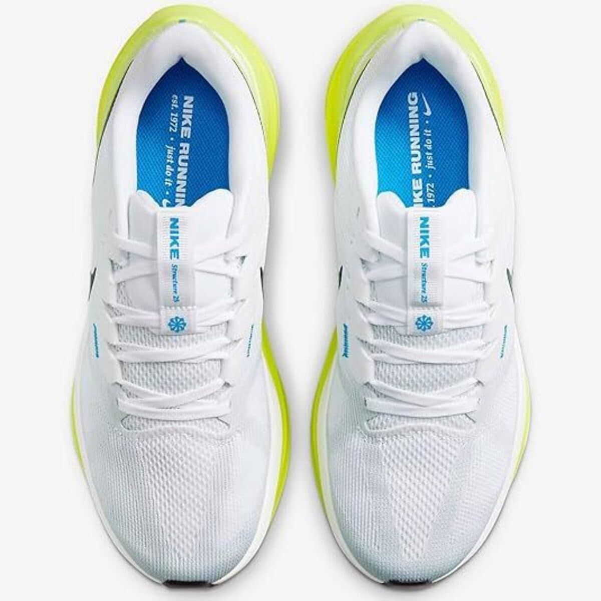  ナイキ ストラクチャー 25 Structure ホワイト サイバー フォトブルー ブラック DJ 7883-108 28.0 cm その他 陸上競技