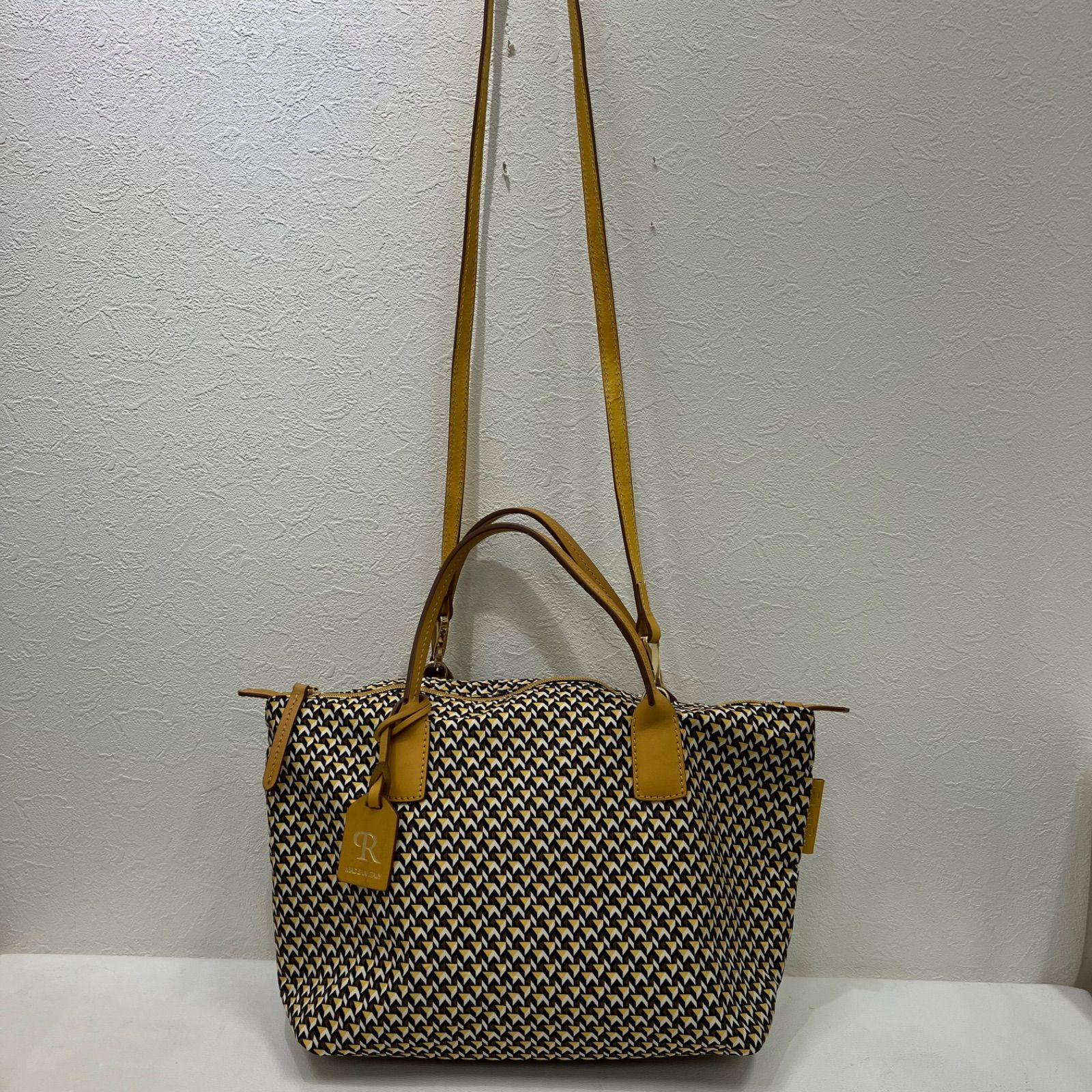 373 ROBERTA PIERI ロベルタピエリ 2way ハンドバッグ トートバッグ 