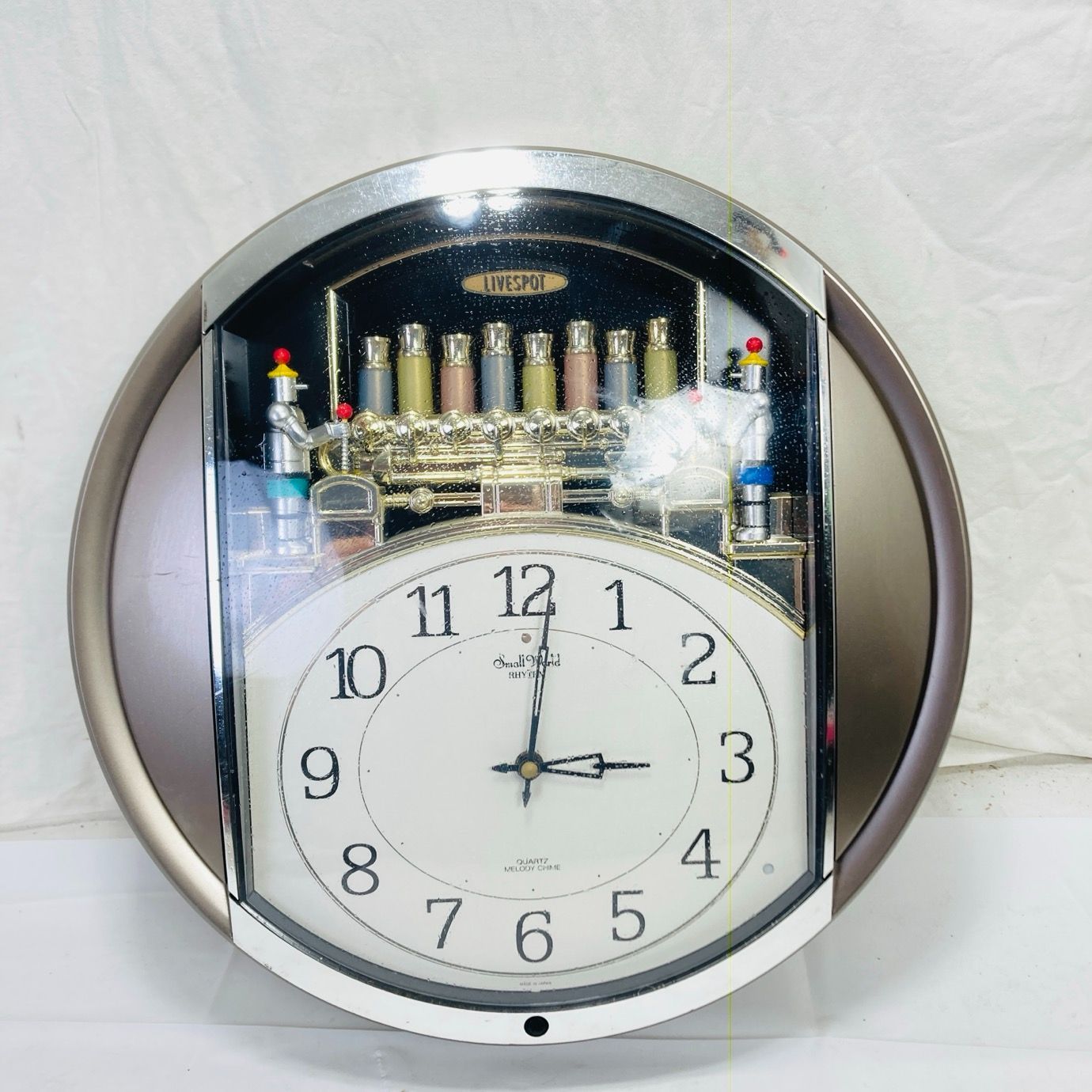 RHYTHM メロディーチャイム 4MH706 Small World RHYTHM メロディーチャイム 4MH706 Small Worldリズム時計 - メルカリ