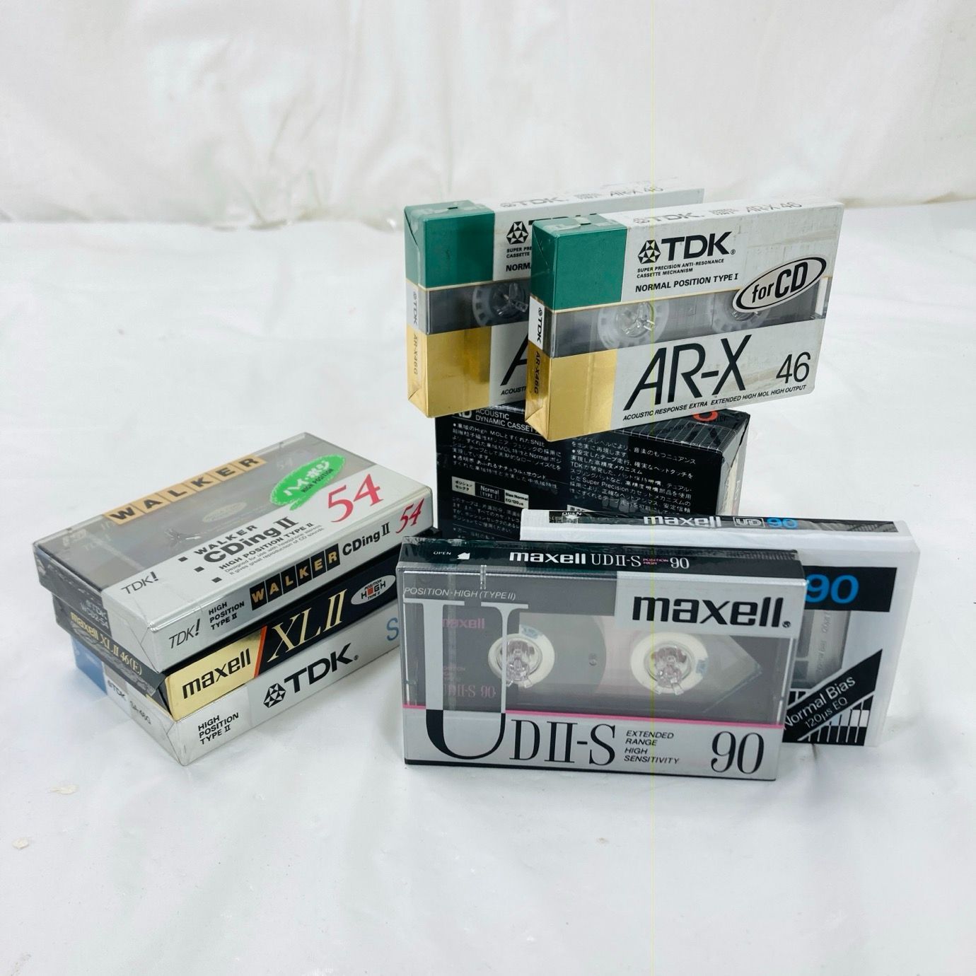 maxell TDK AD60 UD90 UDII-S カセットテープ