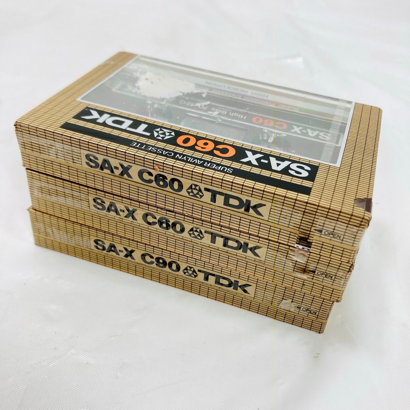 TDK SA-X C60 C90 カセットテープ 3本セット