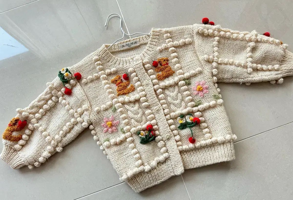 ユア ヴィンテージ カーディガン アプリケ