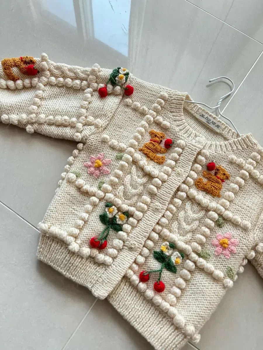  ユア ヴィンテージ カーディガン アプリケ カーディガン トップス