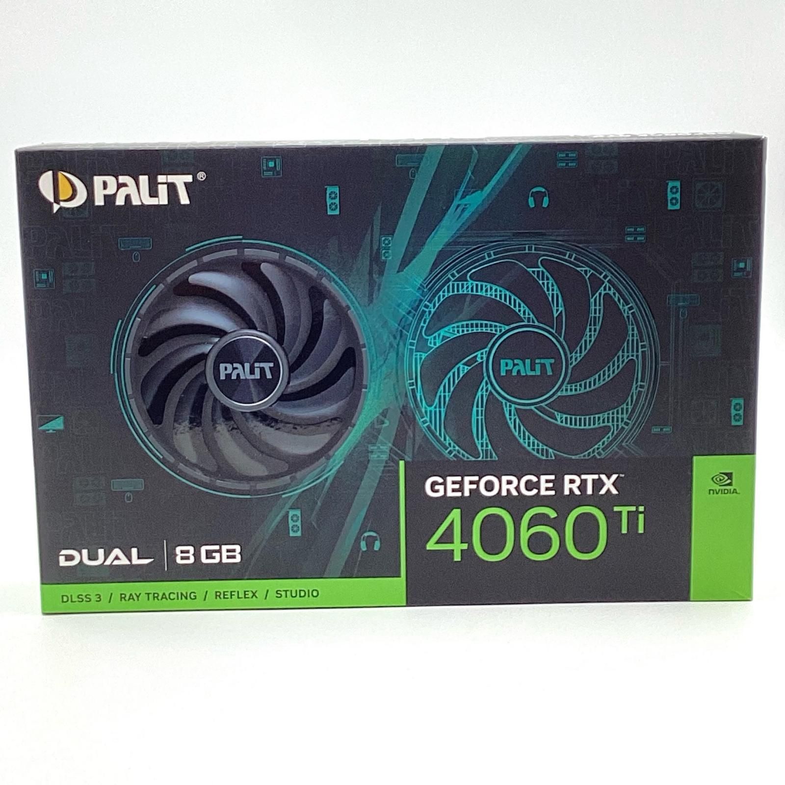 グラフィックボード・グラボ・ビデオカード NVIDIA GeForce RTX 4060Ti 8GB PALIT Amazon | Palit(パリット) GeForce RTX 4060Ti Dual 8GB