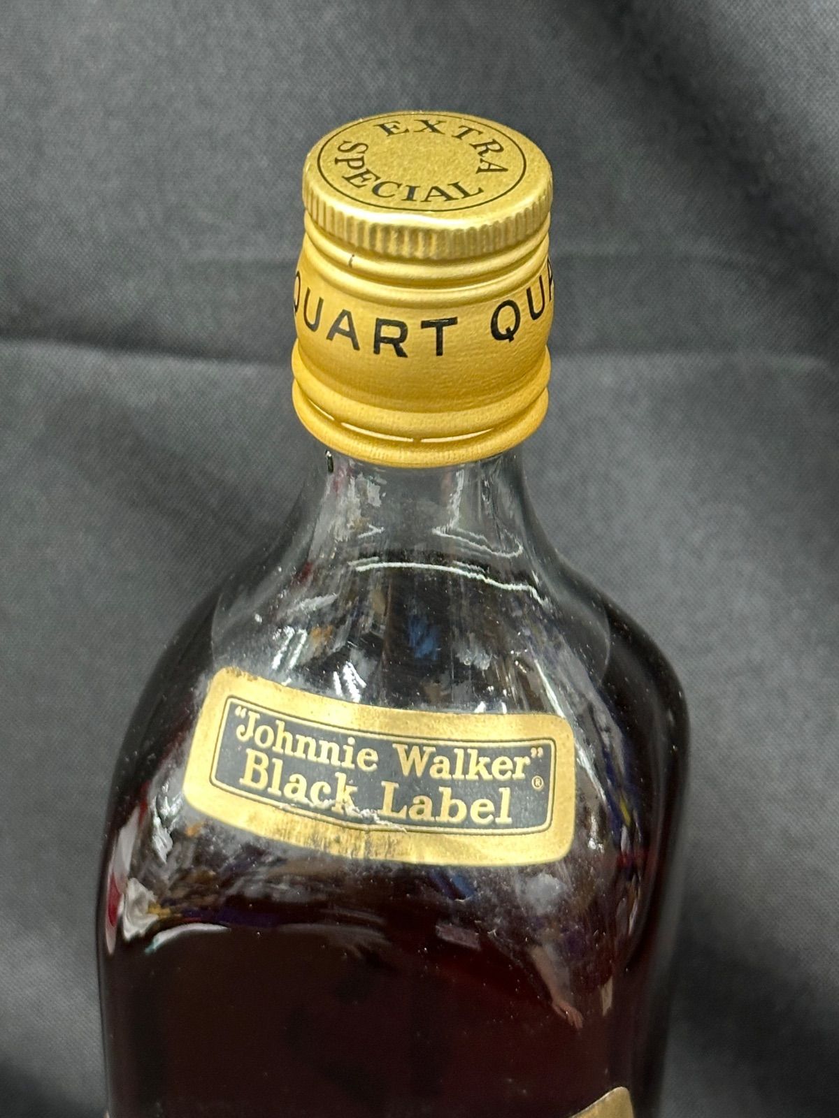 未開封】ジョニーウォーカー ブラックラベル 1L 古酒 - メルカリ