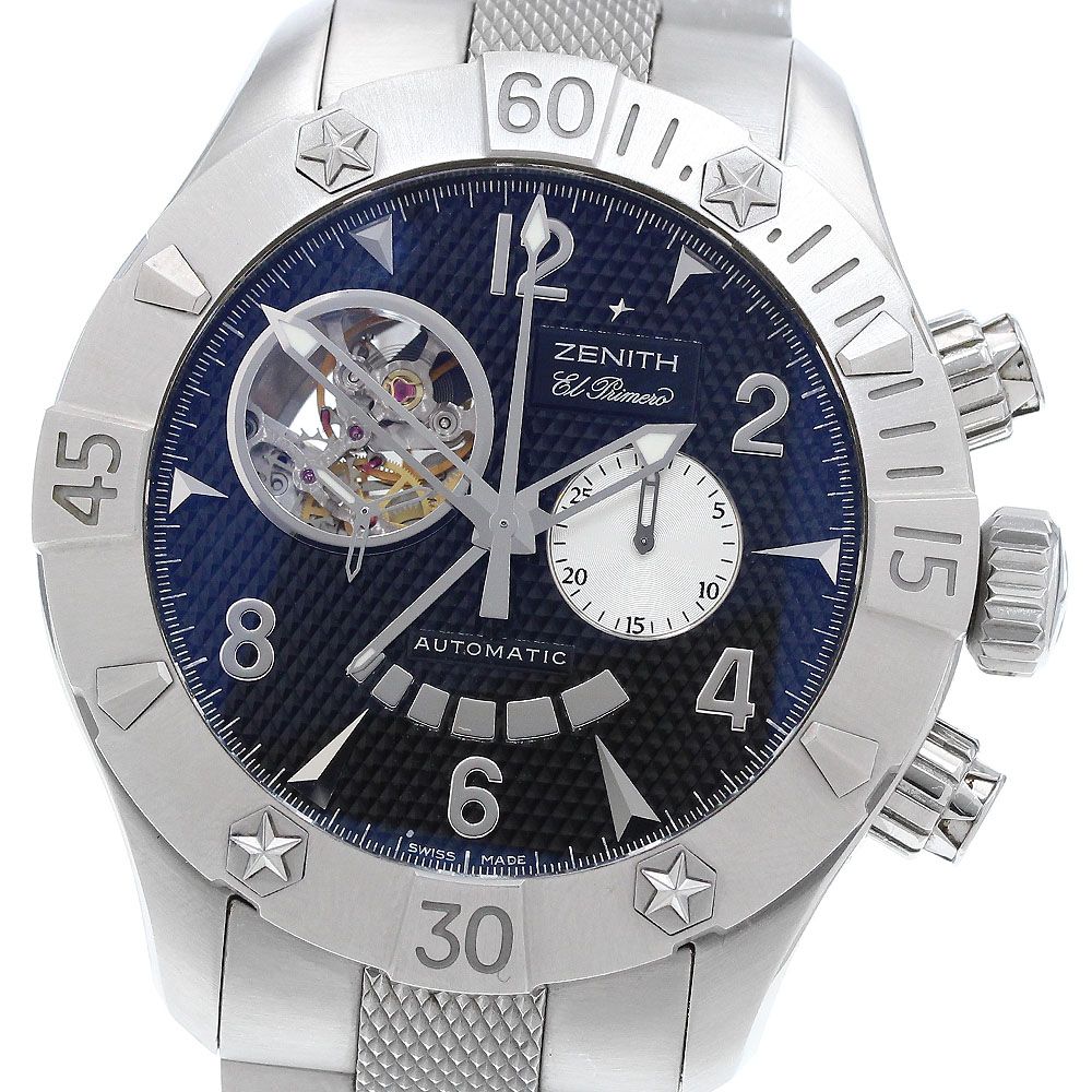 ゼニス ZENITH 03.0526.4021 デファイ クラシック オープン エル プリメロ クロノグラフ パワーリザーブ 自動巻き メンズ _920397