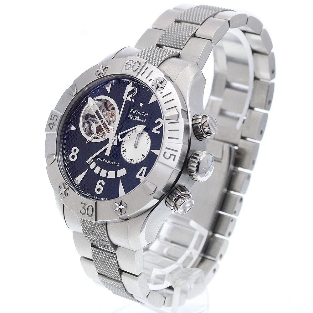 ゼニス ZENITH 03 0526 4021 デファイ クラシック オープン エル プリメロ クロノグラフ パワーリザーブ 自動巻き メンズ _920397