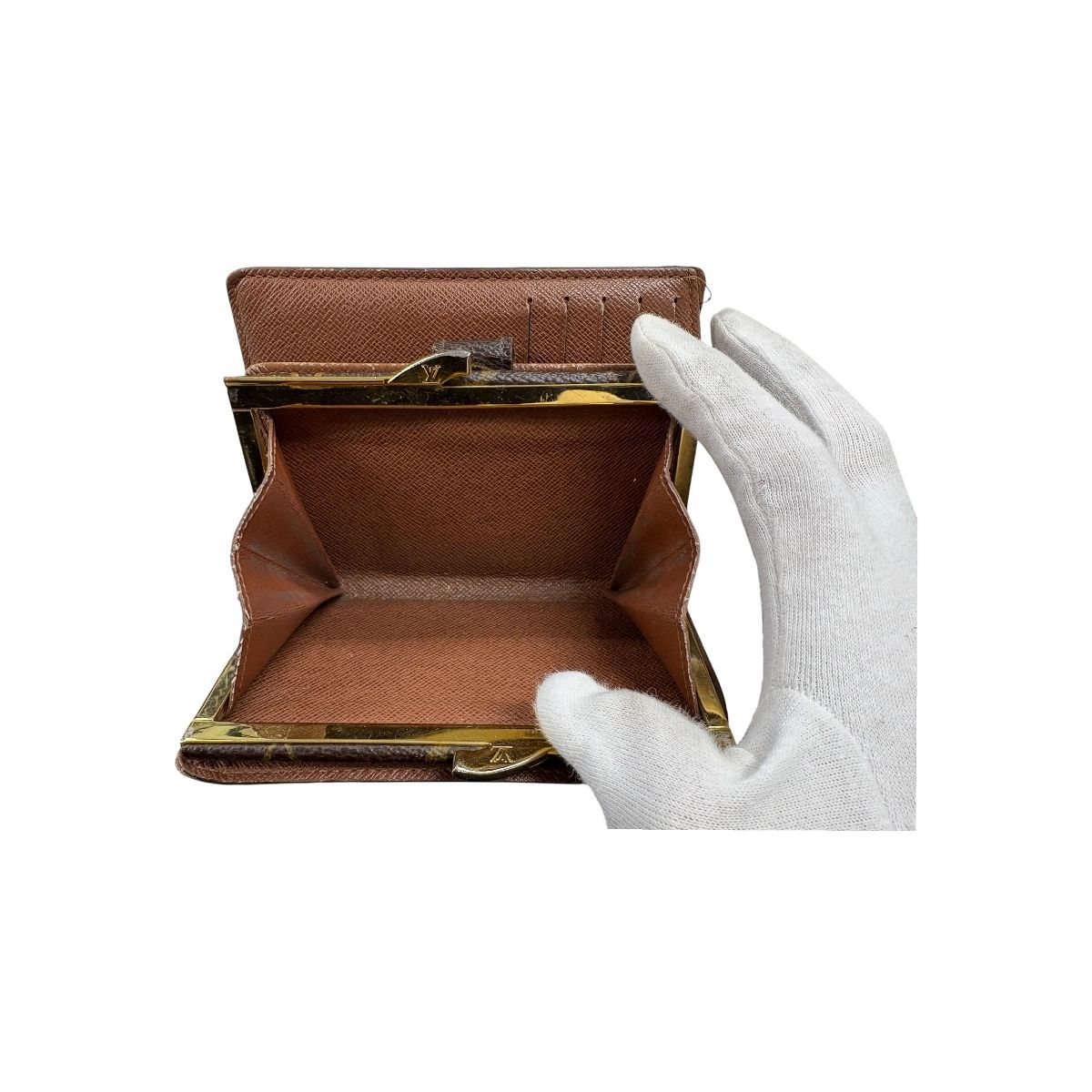 LOUIS VUITTON ルイヴィトン モノグラム ヴィエノワ M61663 がま口財布