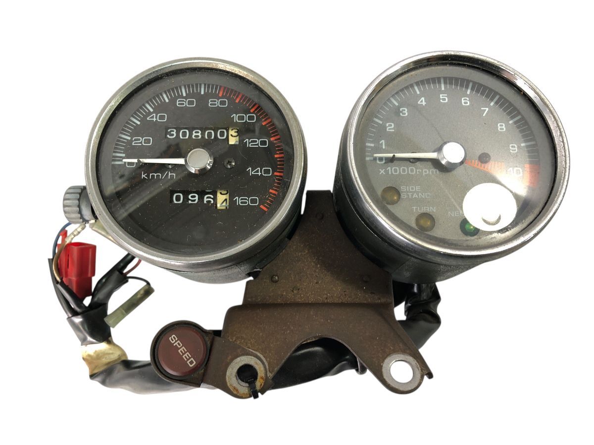 HONDA GB 250 クラブマン MC 10 メーター タコ3型用 ステー付 スピードOK タコ未 交換 補修にも 2787 M 7239