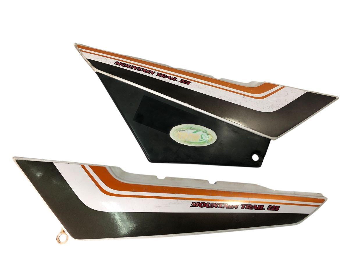 YAMAHA セロー225 WE DG 08 J サイドカバー 左右セット 組み換え ストックにも 2789 M 7251