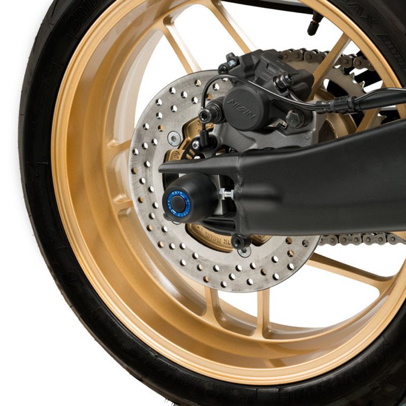 Puig 20672N PHB19 REAR AXLE SLIDER YAMAHA MT-09 (21-25) MT-09 SP (21-25) TRACER 9/GT (21-24) プーチ スライダー パッド