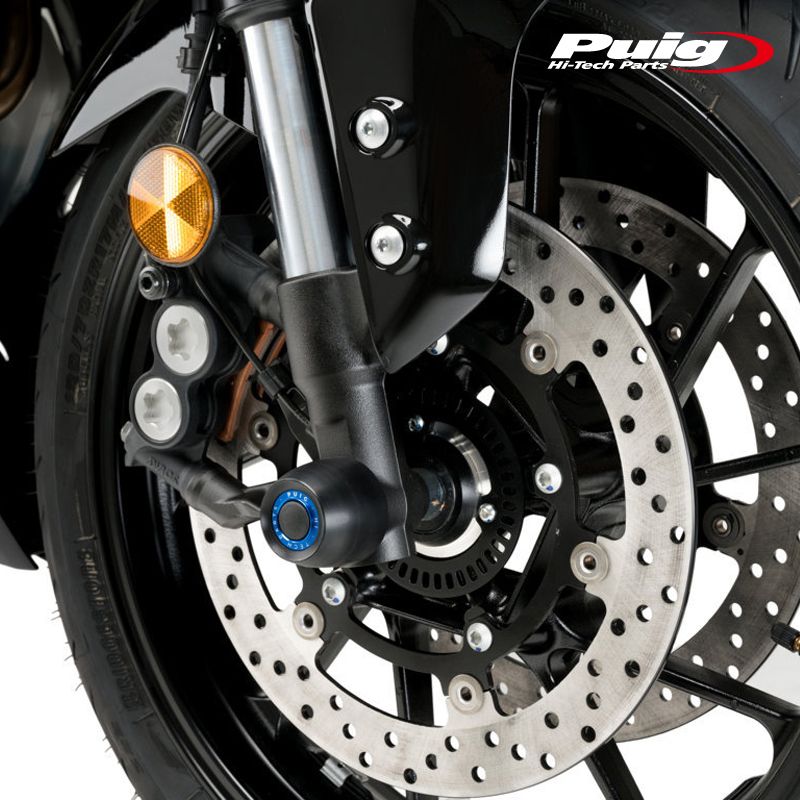 Puig 20115N PHB19 FRONT AXLE SLIDER YAMAHA MT-09 (13-20) MT-09 SP (18-20) MT-09 SPORT TRACKER (13-16) プーチ スライダー パッド