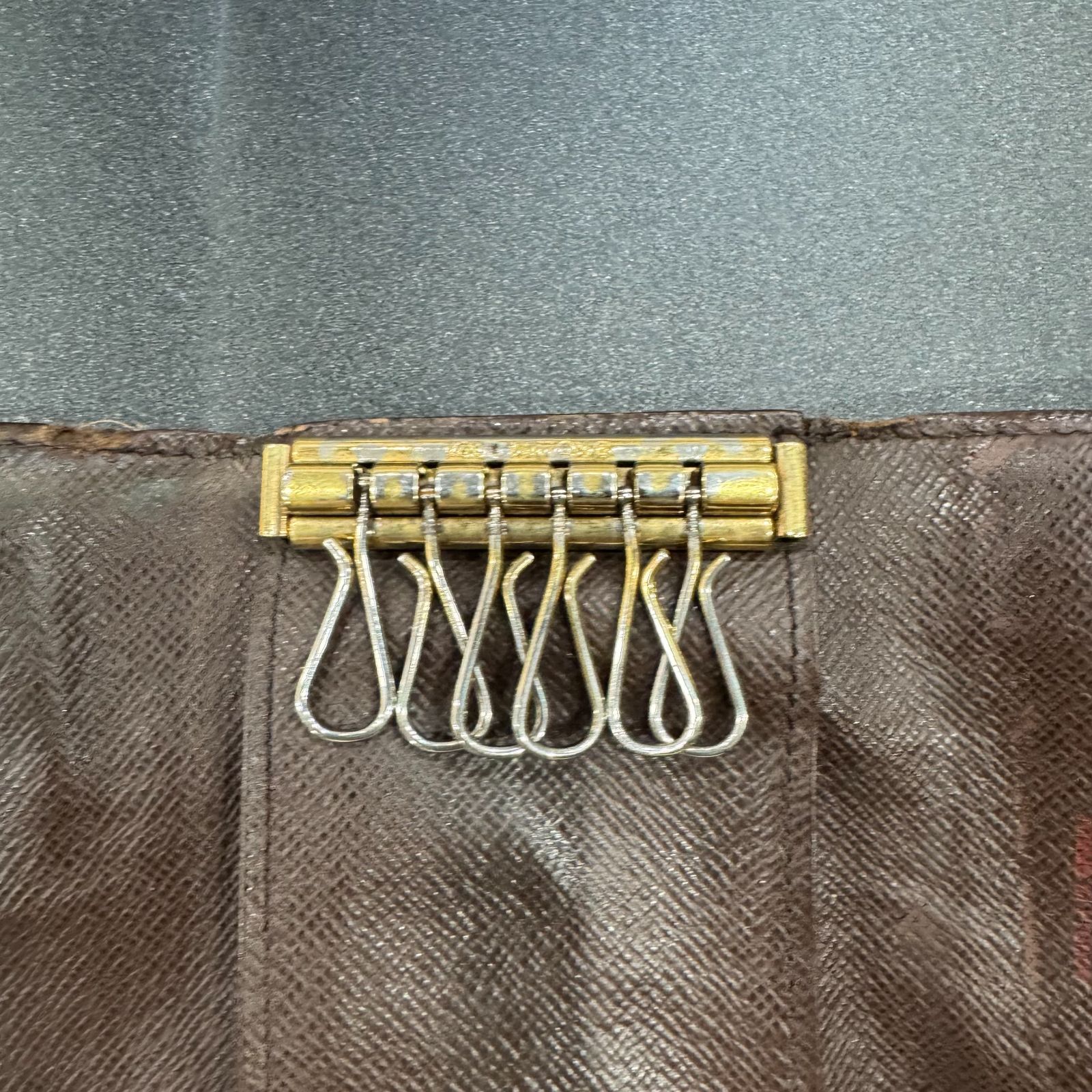  ルイヴィトン ダミエ ミュルティクレ6 キーケース 小物