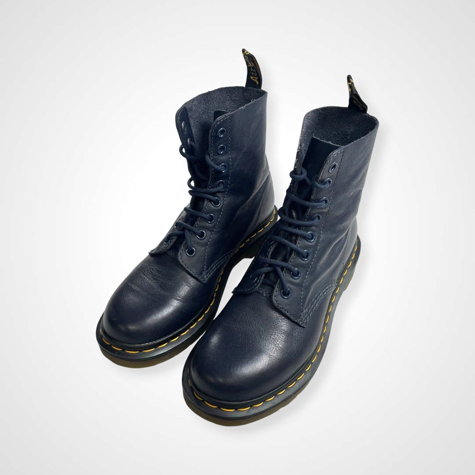 Dr Martens Ray Beams ドクターマーチン レイビームス ナッパレザー 8ホールブーツ PASCAL ダークネイビー 参考定価 27 000 tax SIZE UK 6 25 cm程度