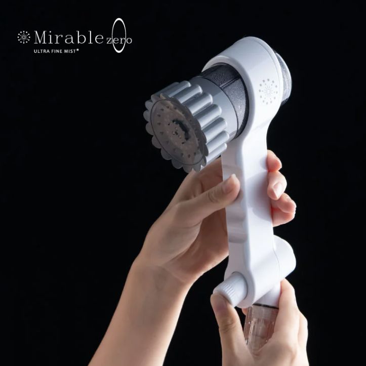 サイエンス ミラブルゼロ ミラブルzero ウルトラファインバブル シャワーヘッド FBSMZ-TSC-CSC 塩素除去機能 トルネードスティック ミスト 止水ボタン シリアルナンバー入り ミラブル0 ミラブルプラス