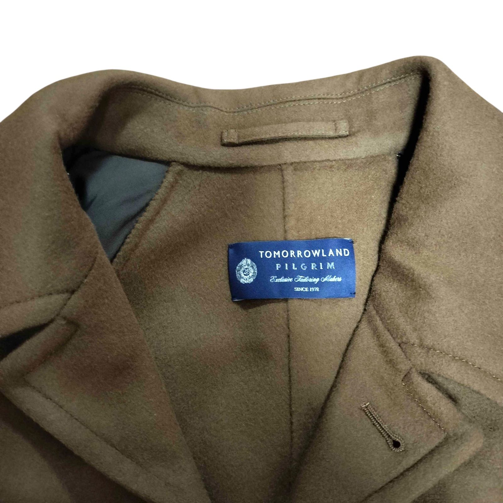 美品】TOMORROW LAND PILGRIM ウールカシミヤ ダブルフェイスバル