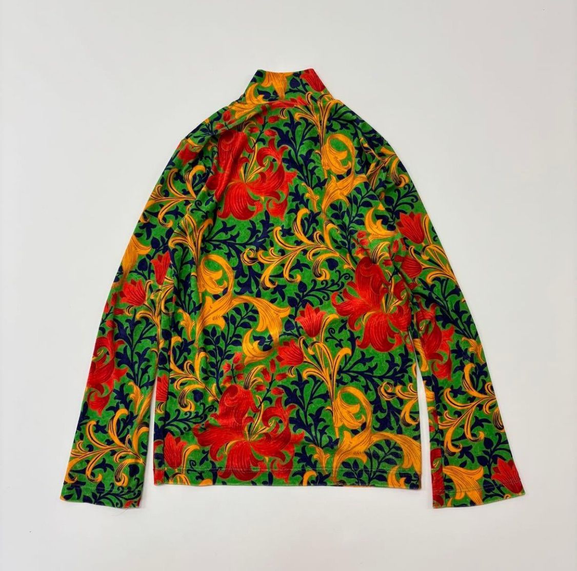 23aw 2023 BED j.w. FORD ベッドフォード Glitter Turtleneck 総柄