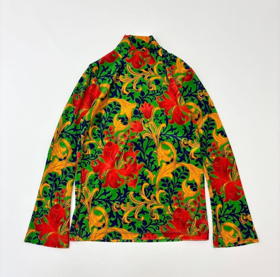 23aw 2023 BED j.w. FORD ベッドフォード Glitter Turtleneck 総柄