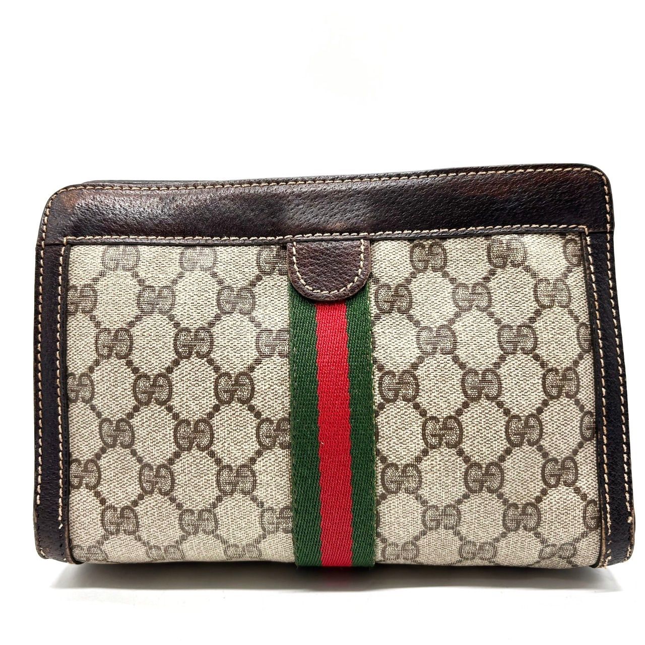 ✨良品✨ GUCCI グッチ クラッチバッグ ポーチ ハンドバッグ GG柄