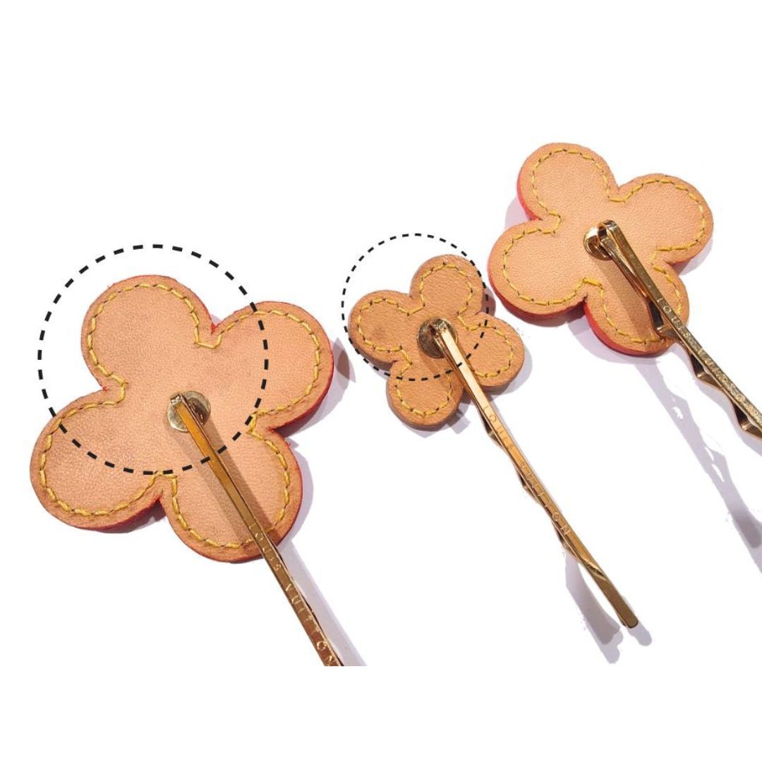 ルイヴィトン　バレッタ　フルール LOUIS VUITTON ルイ ヴィトン LV バレッタ フルール ヴェルニ ヘアピン