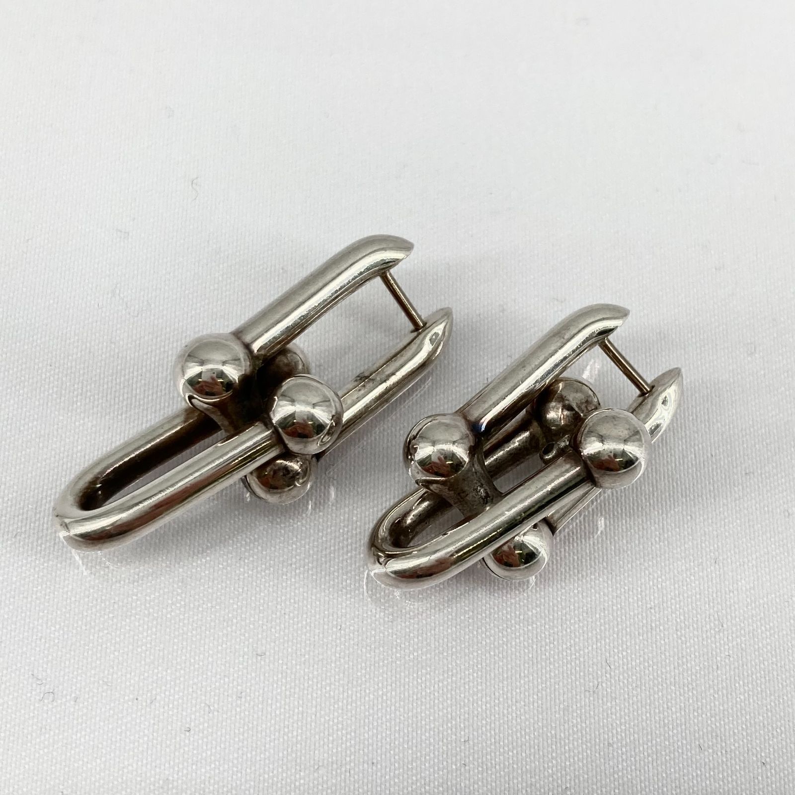 TIFFANY＆CO(ティファニー) ハードウェア ラージ ピアス Ag925 10.3g