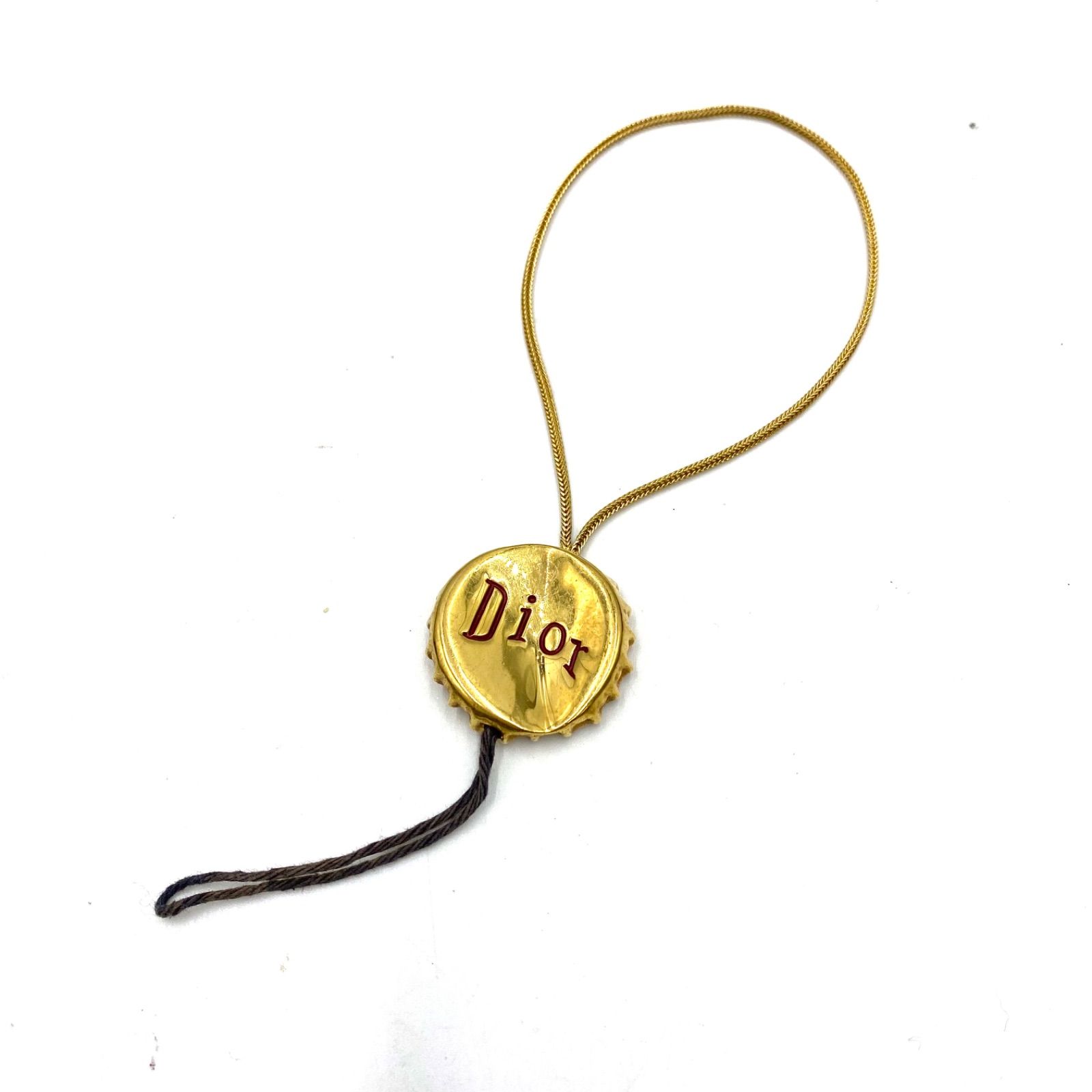 Dior ディオール 蓋瓶 モチーフ ストラップ キーホルダー ゴールド チャーム