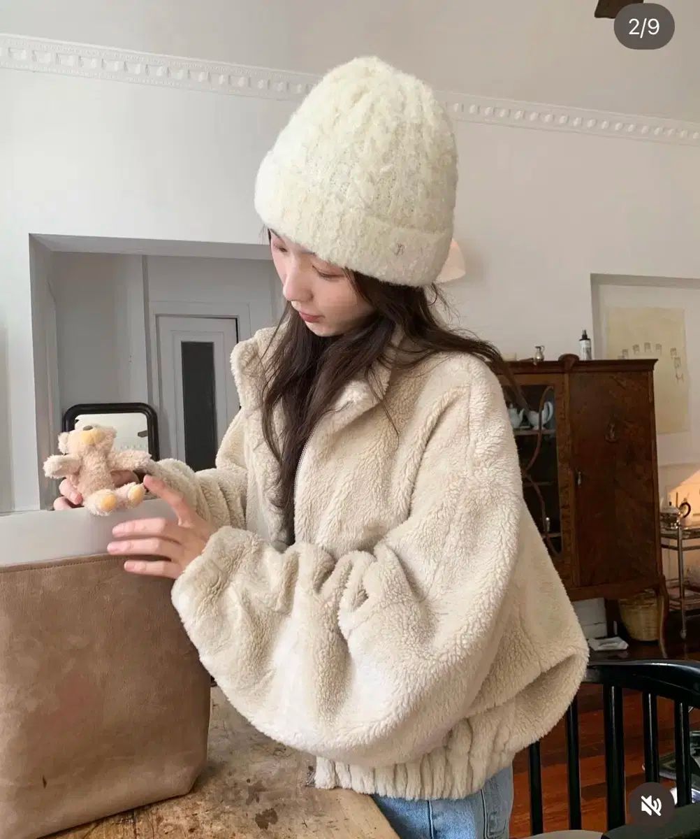 ザ バーネット エコー シアリング ジャケット