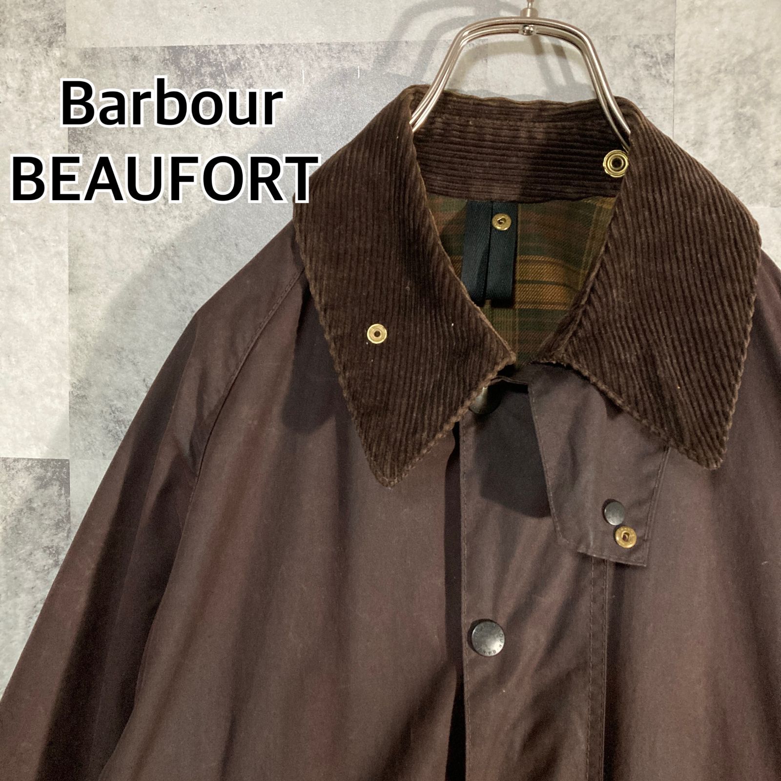 英国製 90's Barbour バブアー オイルドジャケット BEAUFORT ビュー